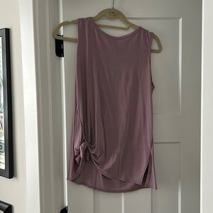 Purple Tie Tank Top